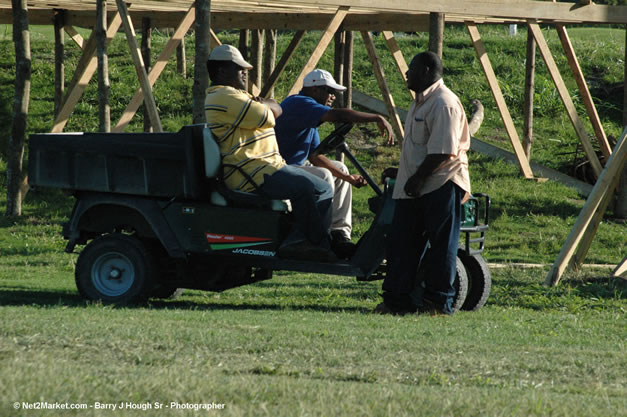 TurnKey Production's Office & Aqueduct Venue Under Construction - Tuesday, January 16th - 10th Anniversary - Air Jamaica Jazz & Blues Festival 2007 - The Art of Music - Tuesday, January 23 - Saturday, January 27, 2007, The Aqueduct on Rose Hall, Montego Bay, Jamaica - Negril Travel Guide, Negril Jamaica WI - http://www.negriltravelguide.com - info@negriltravelguide.com...!