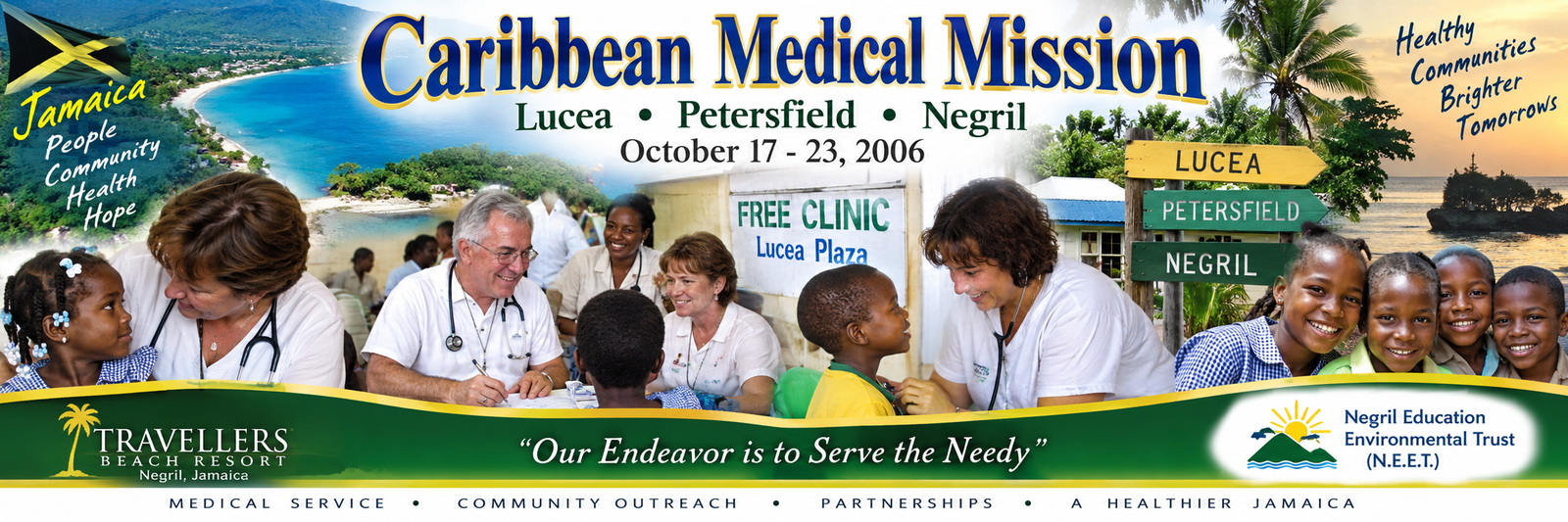 Send-Off Party at Travellers Beach Resort, Caribbean Medical Mission 2006