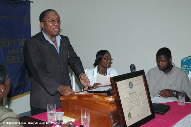 Lucea Rotary Club Dinner & Meeting - West Palm Hotel, Lucea - Caribbean Medical Mission, Wednesday, October 18, 2006 - Negril Travel Guide, Negril Jamaica WI - http://www.negriltravelguide.com - info@negriltravelguide.com...!