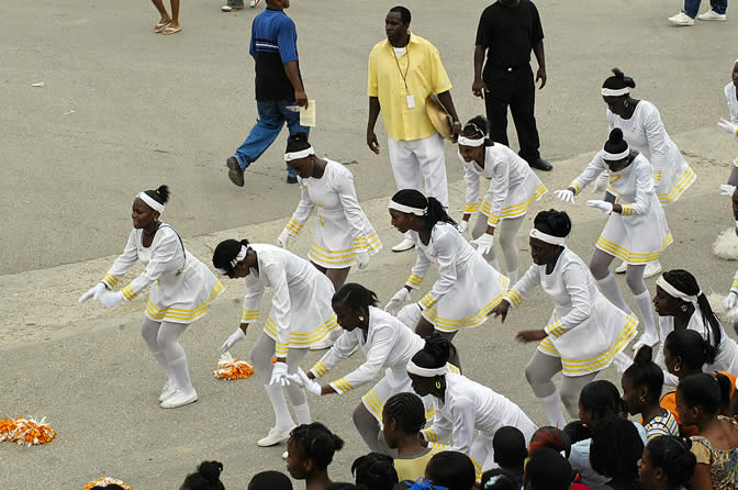 Grand Gala Parade @ Lucea - Portmore Pace Setters Marching Band - Hanover Homecoming Celebrations Photographs - Negril Travel Guide, Negril Jamaica WI - http://www.negriltravelguide.com - info@negriltravelguide.com...!