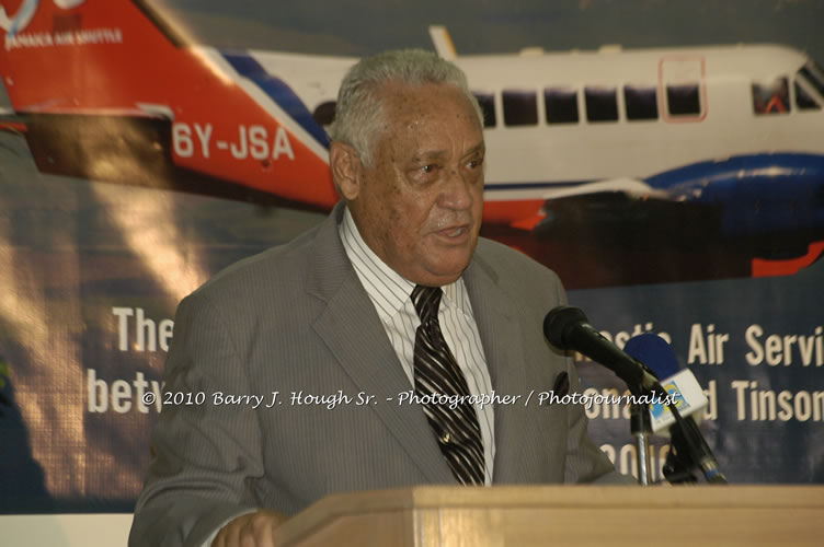 Jamaica Air Shuttle Launch @ MBJ Airports Limited, Wednesday, January 20, 2010, Sangster International Airport, Montego Bay, St. James, Jamaica W.I. - Photographs by Net2Market.com - Barry J. Hough Sr, Photographer/Photojournalist - The Negril Travel Guide - Negril's and Jamaica's Number One Concert Photography Web Site with over 40,000 Jamaican Concert photographs Published -  Negril Travel Guide, Negril Jamaica WI - http://www.negriltravelguide.com - info@negriltravelguide.com...!