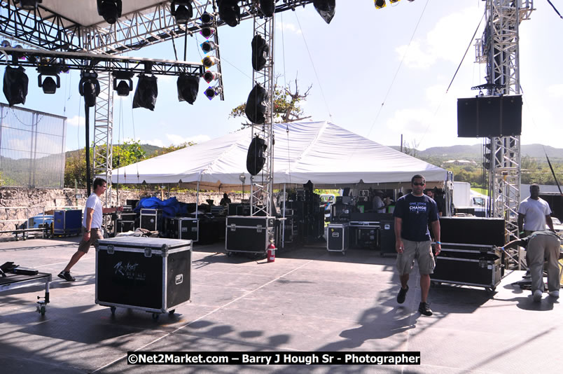 Preparations Continue [One Day To Go] at the Venue & Office - Jamaica Jazz and Blues Festival 2009 - Presented by Air Jamaica - Thursday, January 15, 2009 - Venue at the Aqueduct on Rose Hall Resort &amp; Country Club, Montego Bay, Jamaica - Thursday, January 22 - Saturday, January 24, 2009 - Photographs by Net2Market.com - Barry J. Hough Sr, Photographer/Photojournalist - Negril Travel Guide, Negril Jamaica WI - http://www.negriltravelguide.com - info@negriltravelguide.com...!