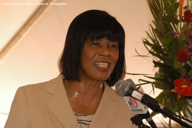 Palladium Hotels & Resorts - Groundbreaking of the 1600-Room Grand Palladium Lady Hamilton Resort & Spa and the Grand Palludium Jamaica Resort & Spa - Special Address: The Most Honorable Portia Simpson-Miller, O.N., M.P., Prime Minister of Jamaica - The Point, Lucea, Hanover, Saturday, November 11, 2006 @ 2:00 pm - Negril Travel Guide, Negril Jamaica WI - http://www.negriltravelguide.com - info@negriltravelguide.com...!