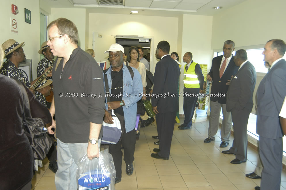  British Airways Inaugurates New Scheduled Service from London Gatwick Airport to Sangster International Airport, Montego Bay, Jamaica, Thursday, October 29, 2009 - Photographs by Barry J. Hough Sr. Photojournalist/Photograper - Photographs taken with a Nikon D70, D100, or D300 - Negril Travel Guide, Negril Jamaica WI - http://www.negriltravelguide.com - info@negriltravelguide.com...!