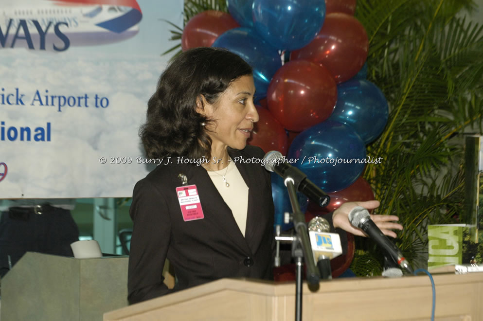  British Airways Inaugurates New Scheduled Service from London Gatwick Airport to Sangster International Airport, Montego Bay, Jamaica, Thursday, October 29, 2009 - Photographs by Barry J. Hough Sr. Photojournalist/Photograper - Photographs taken with a Nikon D70, D100, or D300 - Negril Travel Guide, Negril Jamaica WI - http://www.negriltravelguide.com - info@negriltravelguide.com...!