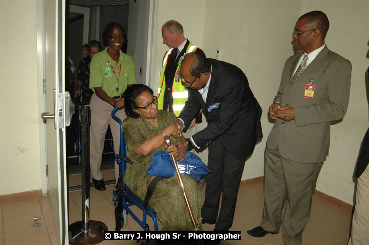 JetBue Airways' Inaugural Air Service between Sangster International Airport, Montego Bay and John F. Kennedy Airport, New York at MBJ Airports Sangster International Airport, Montego Bay, St. James, Jamaica - Thursday, May 21, 2009 - Photographs by Net2Market.com - Barry J. Hough Sr, Photographer/Photojournalist - Negril Travel Guide, Negril Jamaica WI - http://www.negriltravelguide.com - info@negriltravelguide.com...!