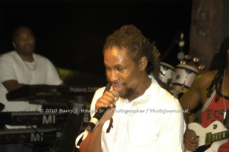 JAH Cure - Live In Concert @ Negril Escape Resort and Spa, December 15, 2009, One Love Drive, West End, Negril, Westmoreland, Jamaica W.I. - Photographs by Net2Market.com - Barry J. Hough Sr, Photographer/Photojournalist - Negril Travel Guide, Negril Jamaica WI - http://www.negriltravelguide.com - info@negriltravelguide.com...!