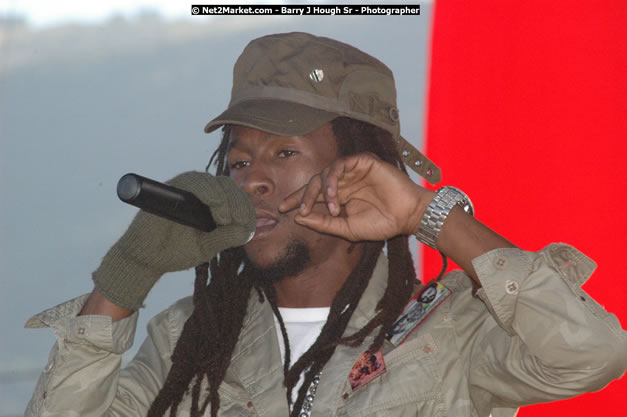 Jah Cure at Tru-Juice Rebel Salute 2008 - The 15th staging of Tru-Juice Rebel Salute, Saturday, January 12, 2008, Port Kaiser Sports Club, St. Elizabeth, Jamaica W.I. - Photographs by Net2Market.com - Barry J. Hough Sr, Photographer - Negril Travel Guide, Negril Jamaica WI - http://www.negriltravelguide.com - info@negriltravelguide.com...!