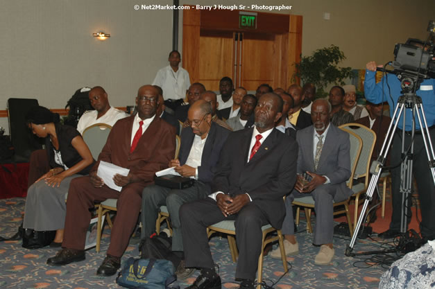 Red Cap Porters Awards - Minister of Tourism, Hon. Edmund Bartlett - Director of Tourism, Basil Smith - Friday, December 14, 2007 - Holiday Inn Sunspree, Montego Bay, Jamaica W.I. - Photographs by Net2Market.com - Barry J. Hough Sr, Photographer - Negril Travel Guide, Negril Jamaica WI - http://www.negriltravelguide.com - info@negriltravelguide.com...!