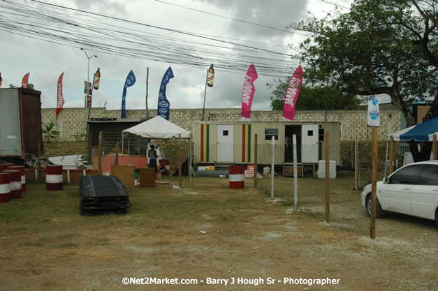 Venue Under Construction - Wednesday, July 18, 2007 - Red Stripe Reggae Sumfest at Catherine Hall, Montego Bay, St Jamaica, Jamaica W.I. - Negril Travel Guide.com, Negril Jamaica WI - http://www.negriltravelguide.com - info@negriltravelguide.com...!