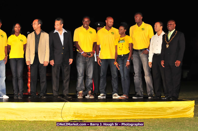 Jamaica's Athletes Celebration - Western Olympics Sports Gala & Trelawny Homecoming - Wednesday, October 8, 2008 - Photographs by Net2Market.com - Barry J. Hough Sr. Photojournalist/Photograper - Photographs taken with a Nikon D300 - Negril Travel Guide, Negril Jamaica WI - http://www.negriltravelguide.com - info@negriltravelguide.com...!