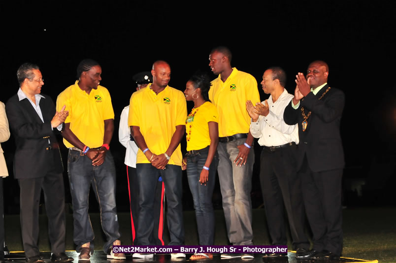 Jamaica's Athletes Celebration - Western Olympics Sports Gala & Trelawny Homecoming - Wednesday, October 8, 2008 - Photographs by Net2Market.com - Barry J. Hough Sr. Photojournalist/Photograper - Photographs taken with a Nikon D300 - Negril Travel Guide, Negril Jamaica WI - http://www.negriltravelguide.com - info@negriltravelguide.com...!